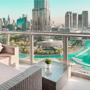 Elite Royal - Full Burj Khalifa & Fountain View - Ambassador شقة دبي